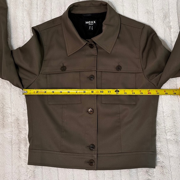 Mexx Bomber Jacket and Pants Suit Khaki Grey Green; Women's S size 4 (US 4-6) - Picture 15 of 16